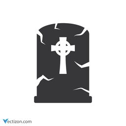 Tombstone Vector Icon